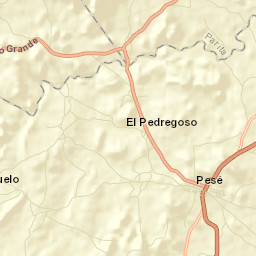 Llano de La Cruz Street Map