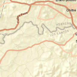 Chitré Street Map