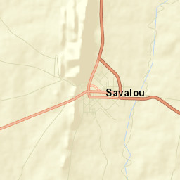 Savalou Street Map