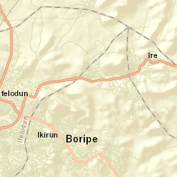 Ikirun Street Map