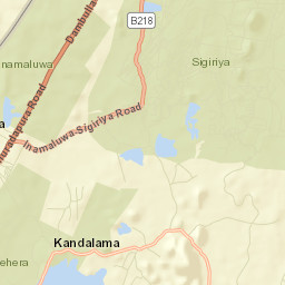 Sigiriya Street Map