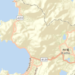 Amphoe Kathu Street Map