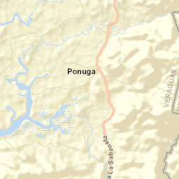 Ponuga Street Map