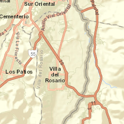Los Patios Street Map