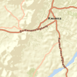 Kenema Street Map