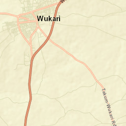 Wukari Street Map