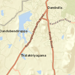 Dambulla Street Map