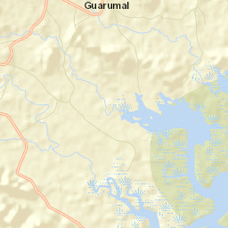 Guarumal Street Map