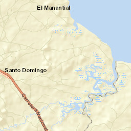 Santo Domingo Street Map