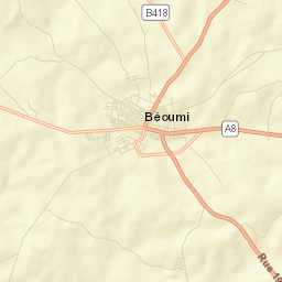 Béoumi Street Map