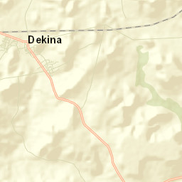 Dekina Street Map