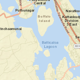 Batticaloa Street Map
