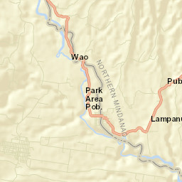Wao Street Map
