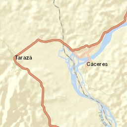 Tarazá Street Map