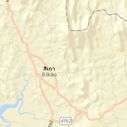 Amphoe Sikao Street Map