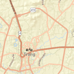 Amphoe Mueang Trang Street Map