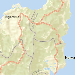 Ngerkeai Street Map