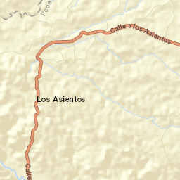 Los Asientos Street Map