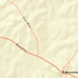 Sakassou Street Map