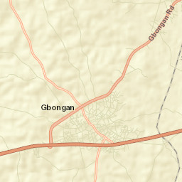 Gbongan Street Map