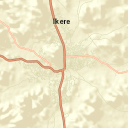 Ikere-Ekiti Street Map