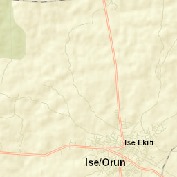 Ise-Ekiti Street Map