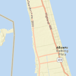Amphoe Sathing Phra Street Map