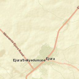 Ejura Street Map