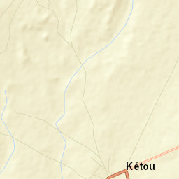 Kétou Street Map