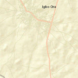 Igbo-Ora Street Map