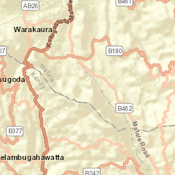 Akurana Street Map