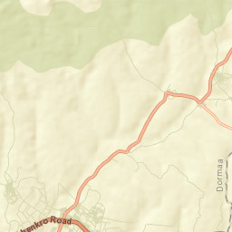 Dormaa Central Street Map