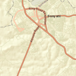 Sunyani Street Map