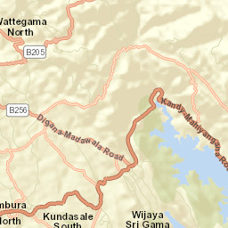Kundasale Street Map