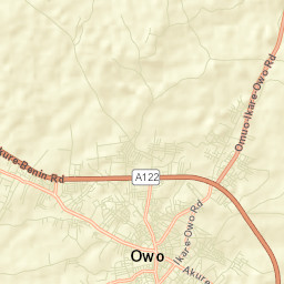 Owo Street Map