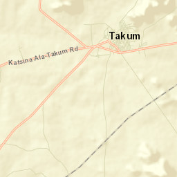 Takum Street Map