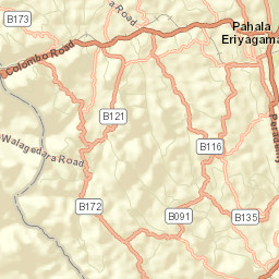 Kadugannawa Street Map