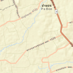 Amphoe Pa Bon Street Map