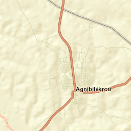 Agnibilékrou Street Map