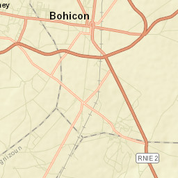 Bohicon Street Map