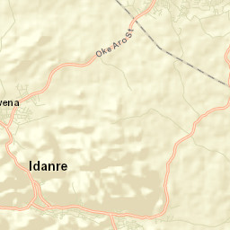 Idanre Street Map