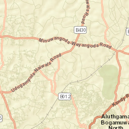Gampaha District Street Map