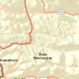 Kegalle District Street Map