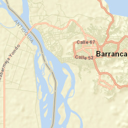 Barrancabermeja Street Map