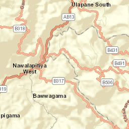 Nawalapitiya Street Map