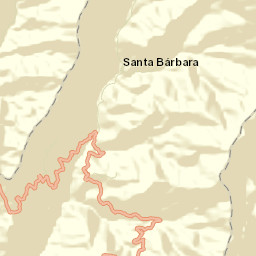 Santa Bárbara Street Map