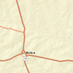 Notsé Street Map