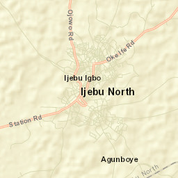 Ijebu-Igbo Street Map