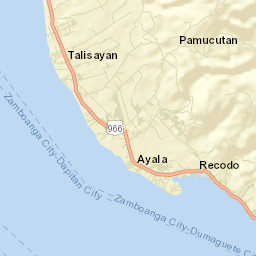 Recodo Street Map