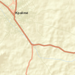 Kpalimé Street Map